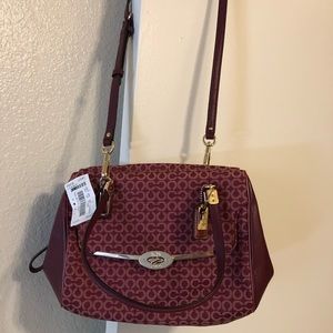 Maroon Coach purse